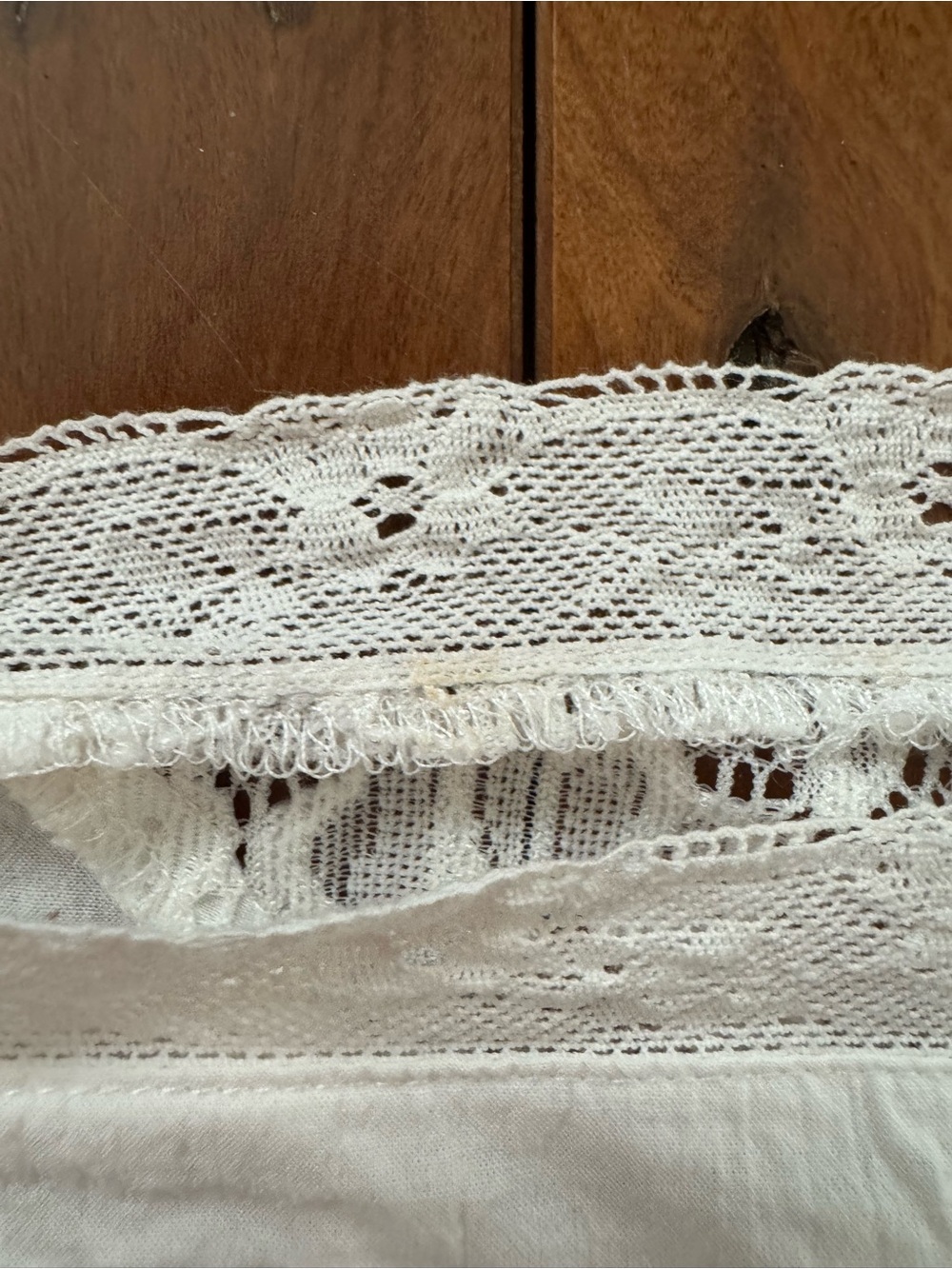 Reformation White Lace-Trim Square Neck Cami - Picture 5 of 5
